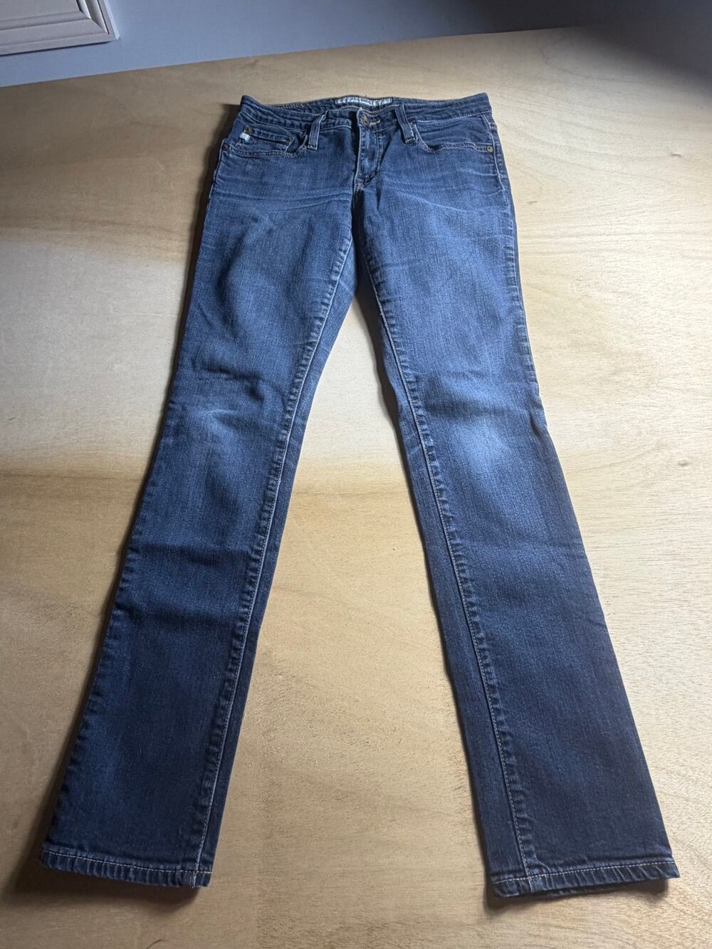 Big Star 1974 Women's Boyfriend Jeans Sz 28x30 Blue Distressed No Tag